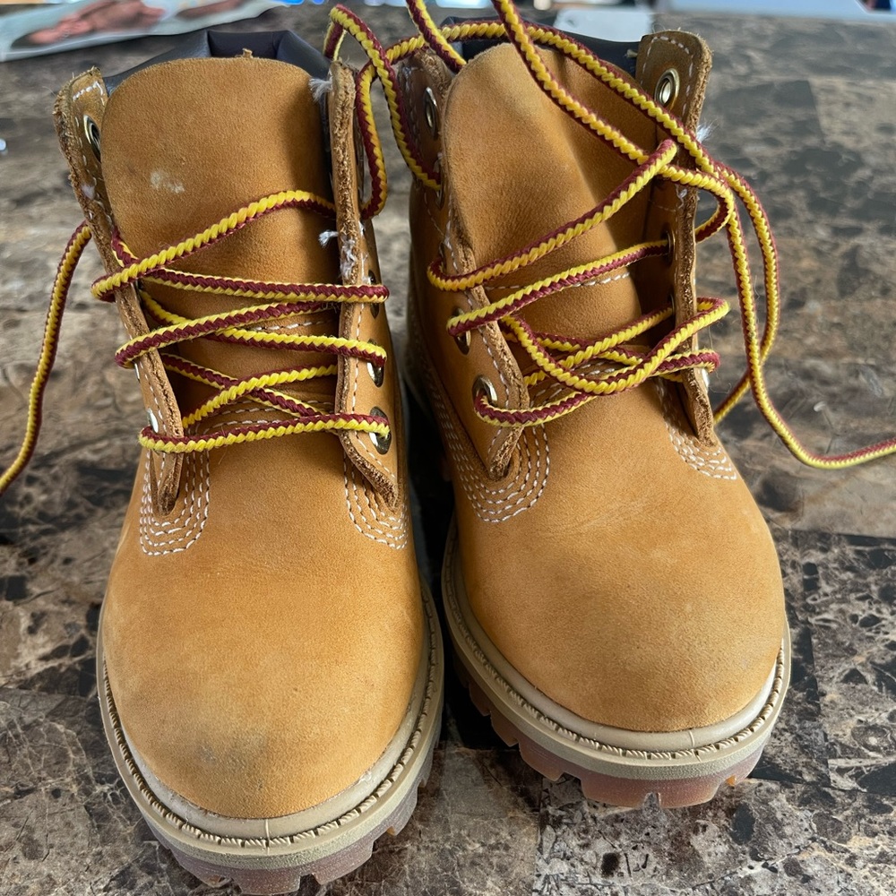 6C toddler Timberland boots.